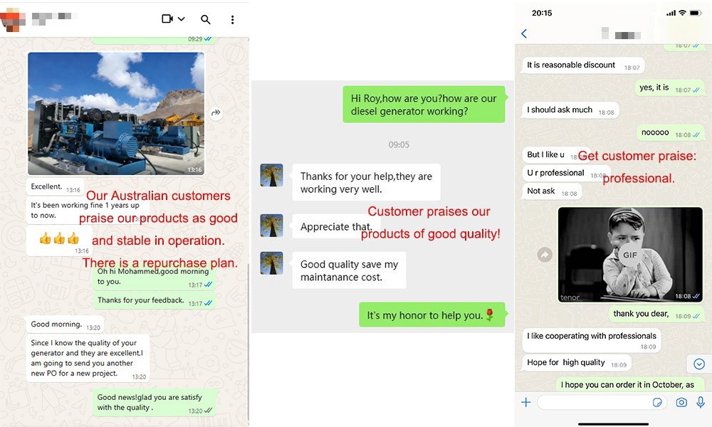 Genset Generator Customer Praise Genset Generator Customer Praise